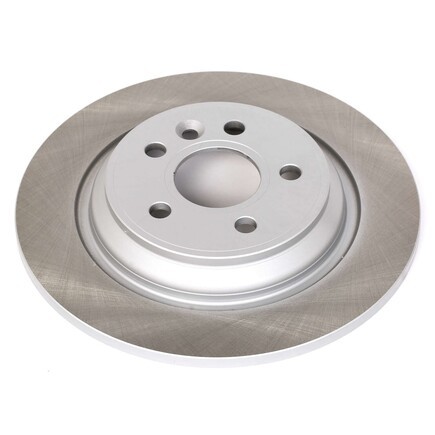 Powerstop Brakes EBR1075SCR Disc Brake Rotor Rear, Solid, Semi Coate for Volvo