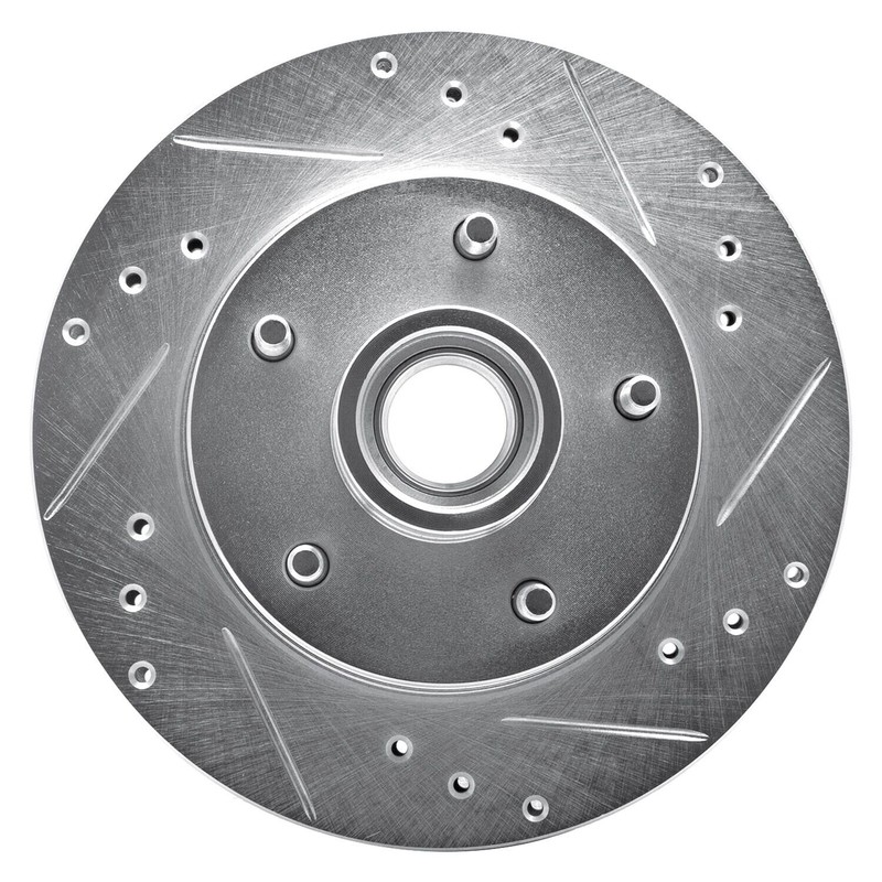 For Chevy Malibu 78 Brake Rotor eLINE Drilled & Slotted 1-Piece Front Driver