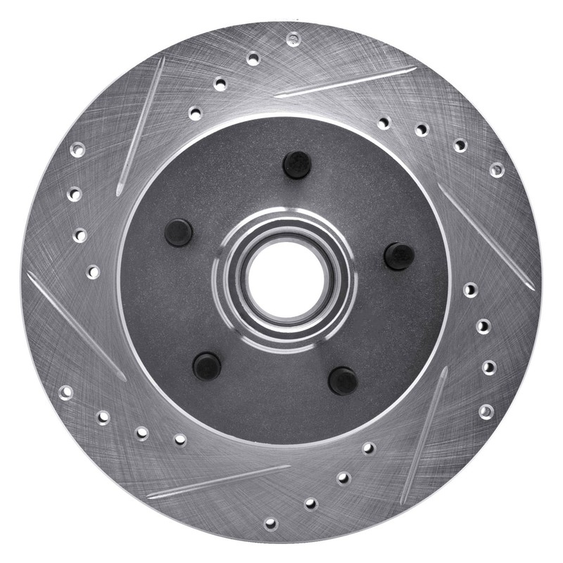 For Chevy C1500 88-94 Brake Rotor DFC Premium Drilled & Slotted Front Driver