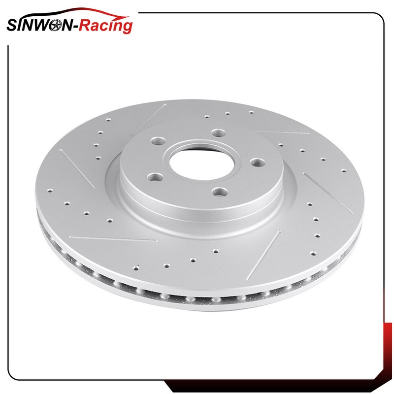Ceramic Pads and Brake Rotors Front Drill Slot For Ford Focus 2013 - 2014 -ST gallery