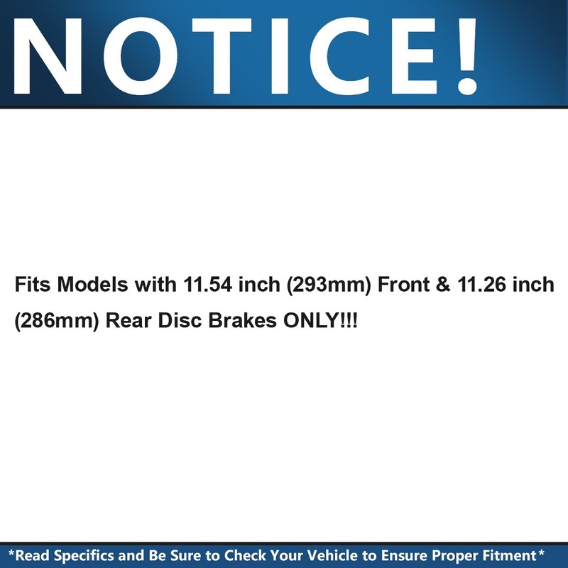 Front Rear Disc Rotors Brake Pads Kit for Subaru Forester Legacy Outback Impreza gallery