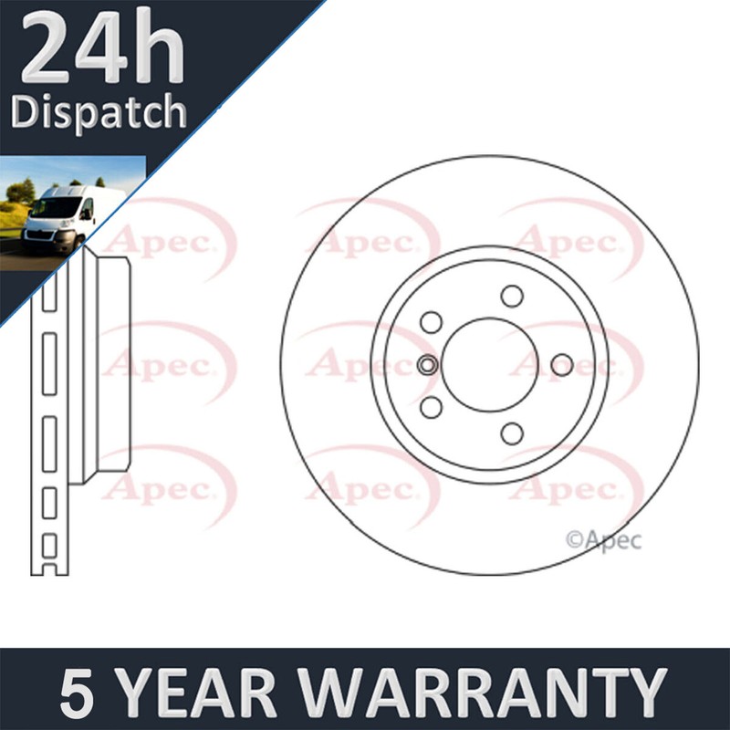 Fits BMW 7 Series 2001-2008 3.0 D 4.4 Purevue Front Brake Disc 34116750267