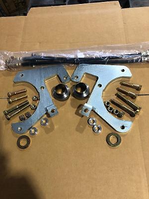 1949-54 CHEVY CAR SEDAN BELAIR FRONT DISC BRAKE CONVERSION BRACKETS MADE IN USA
