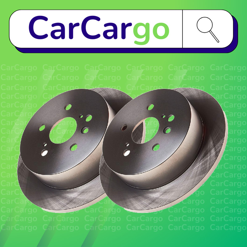 Solid Rear Brake Discs Toyota Previa / Estima 2.4 2000-2006 291 mm