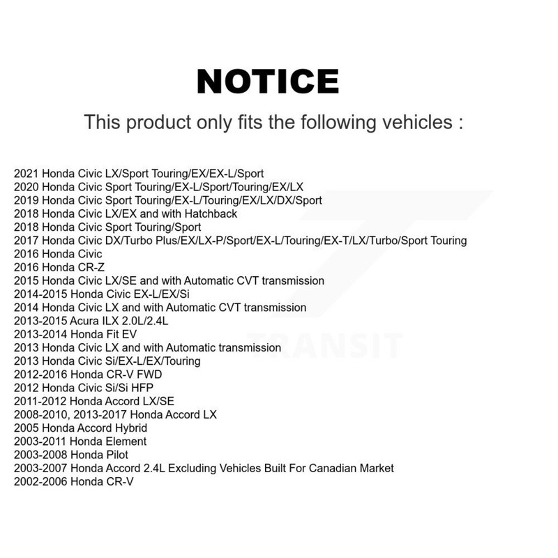 Front Ceramic Disc Brake Pads For Honda Accord Civic CR-V Pilot Element Fit ILX gallery