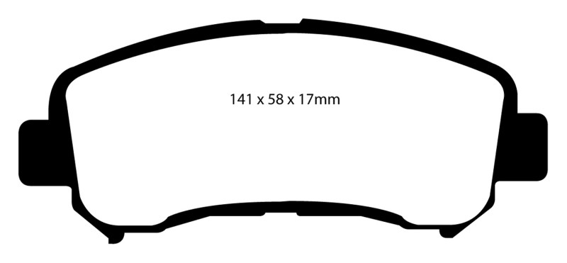 EBC Brakes DP31954C Redstuff Ceramic Low Dust Brake Pad