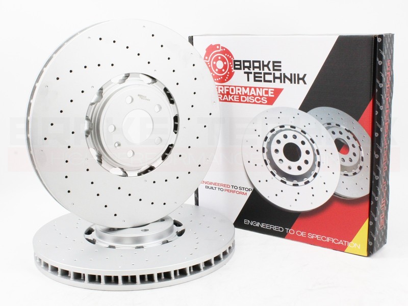 FOR AUDI RS6 C8 2020-23 PAIR FRONT PERFORMANCE BRAKE DISCS 4K0615301R S Q 420MM