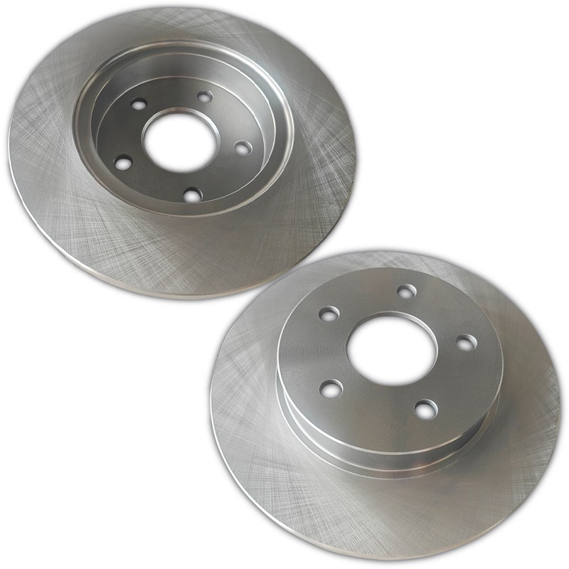 Pair 10.64″ Rear Disc Brake Rotor For Chevy Malibu Pontiac G5 G6 Saturn Aura Ion