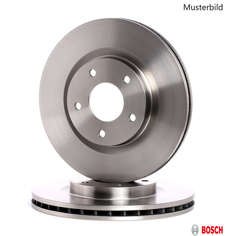 2X BOSCH Brake Discs Set Front Ø 280 Mm For NISSAN Almera II 0 986 478 728