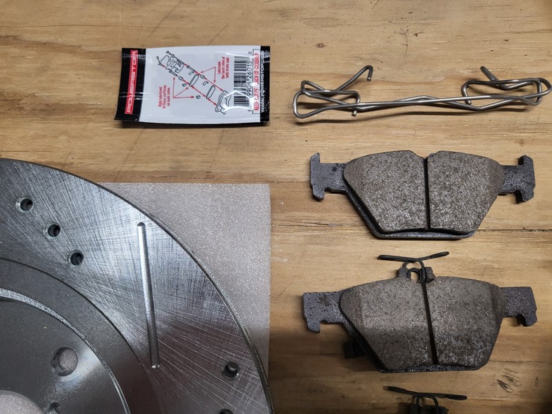 2022+ Subaru WRX Powerstop Rear Brake Kit Rotors and Pads Part No. K7039-26 gallery