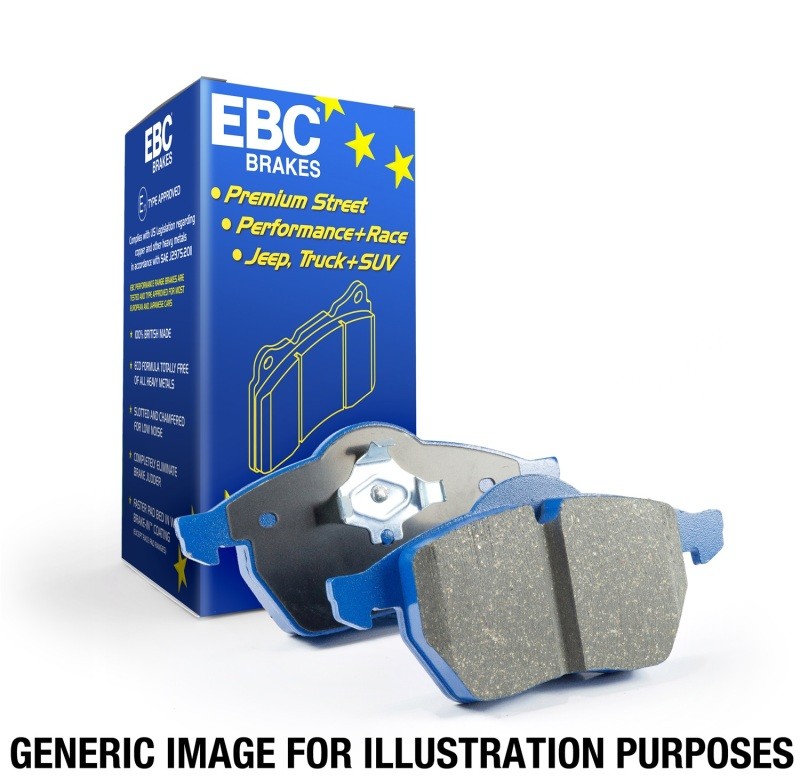 EBC 07-08 Porsche 911 (997) (Cast Iron Rotor only) 3.6 Carrera 2 Bluestuff Front gallery