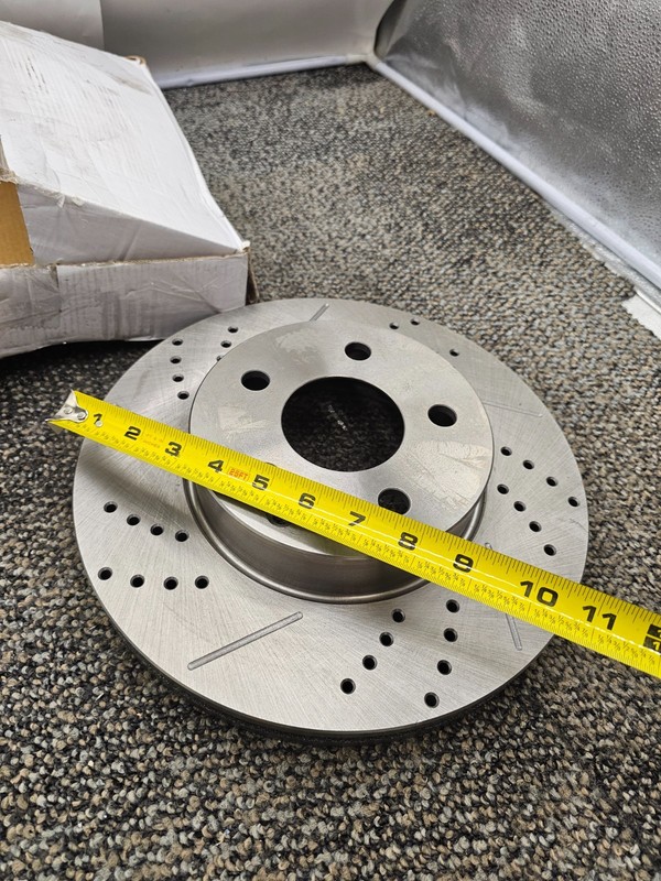 BR05903 Drilled&Slotted Brake Rotor For Mercedes-Benz C250 12-15/C300 2008-2012 gallery