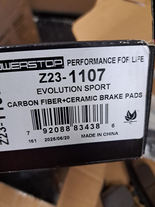 Powerstop Front And Rear Rotors And Pads EBR1069X, EBR898XR, Z23-1107, Z23-1108 gallery