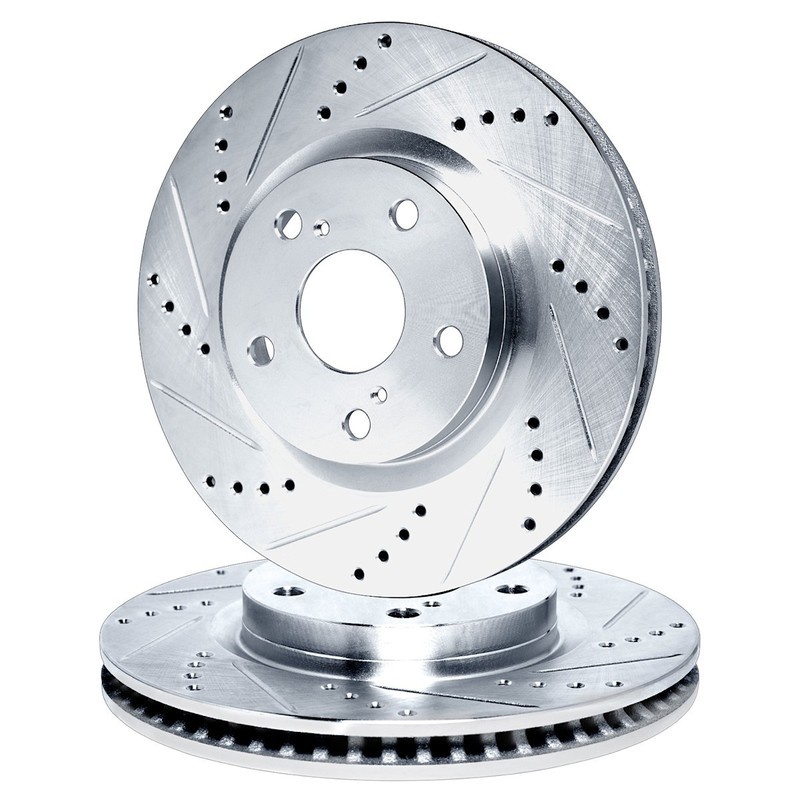 WGPN1-32007 R1 Concepts Brake Discs 2-Wheel Set Front for Mini Cooper 2014-2024 gallery