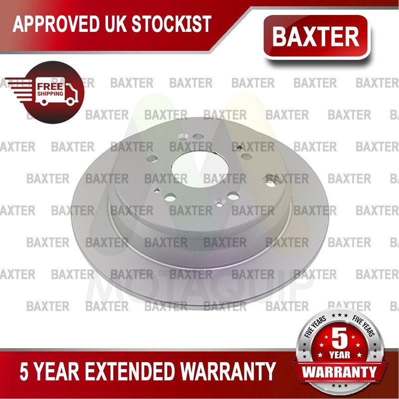 Fits Honda CR-V 2004- 2.0 2.2 D TDi 2.4 Baxter Rear 1x Brake Disc