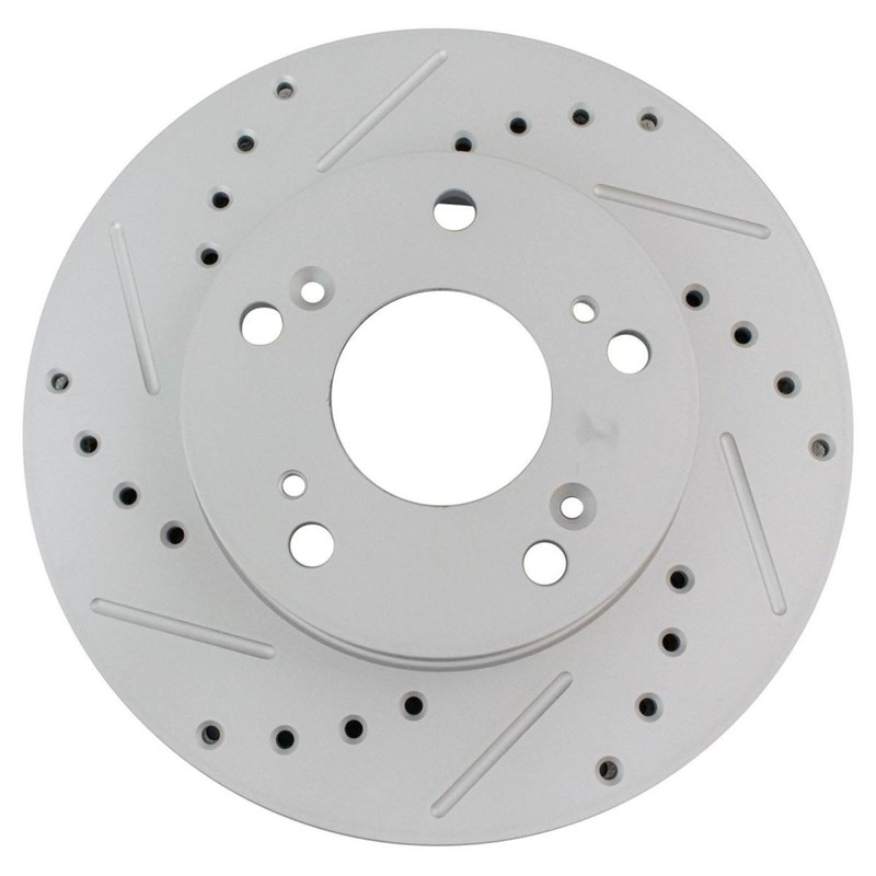 Front Brake Calipers Ceramic Pads & Drilled Rotors For 2006-2011 Honda Civic gallery