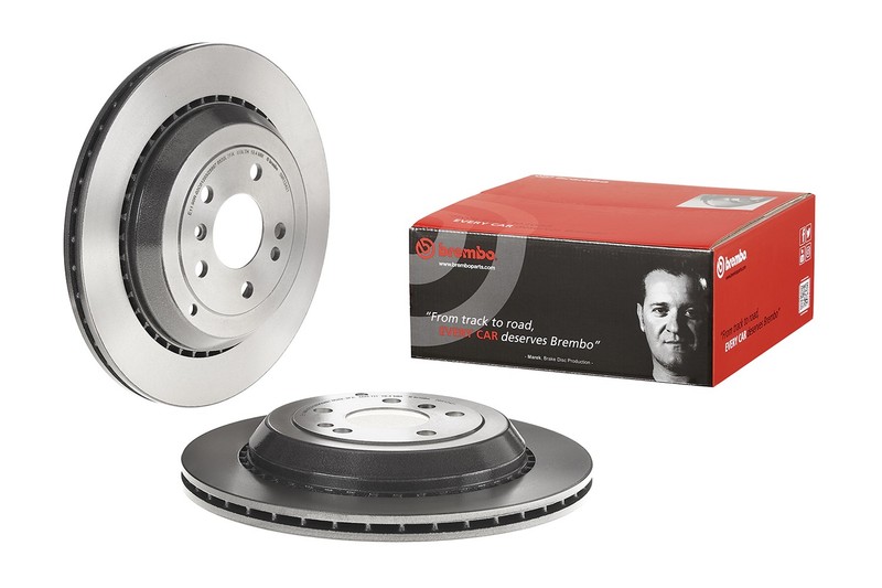 Brembo Rear Left or Right 330mm UV Coated Disc Brake Rotor For MB X164 W164 W251