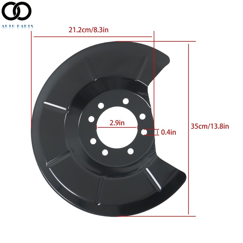 2Pcs Brake Dust Shield For Mazda 3 2004-2013 5 2006-2010 2012-2015 Rear LH & RH gallery