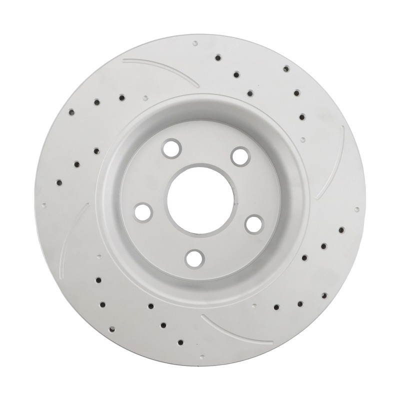 Front Drilled Rotors Brake Pads Ceramic for 3.0L 3.6L 5.7L Jeep Grand Cherokee gallery