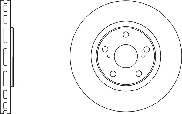 FOR TOYOTA VERSO WAR20 1.6D 13 TO 18 FRONT VENTED BRAKE DISCS AND PADS SET 295MM gallery