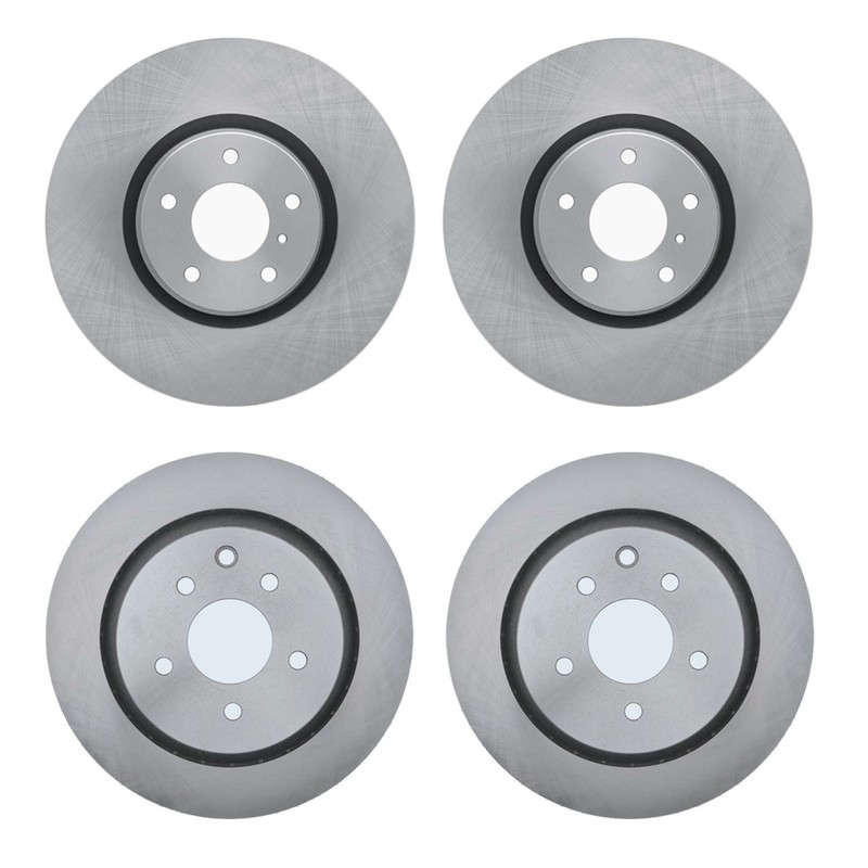 Brembo Front 330mm and Rear 330mm Disc Brake Rotors Kit For Infiniti G35 G37 Q60
