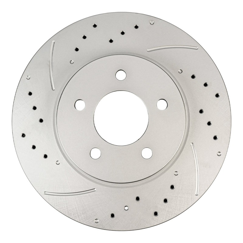 2 PC Front Drilled and Slotted Rotor For 05-07 Ford Escape 08-11 Mercury Mariner gallery