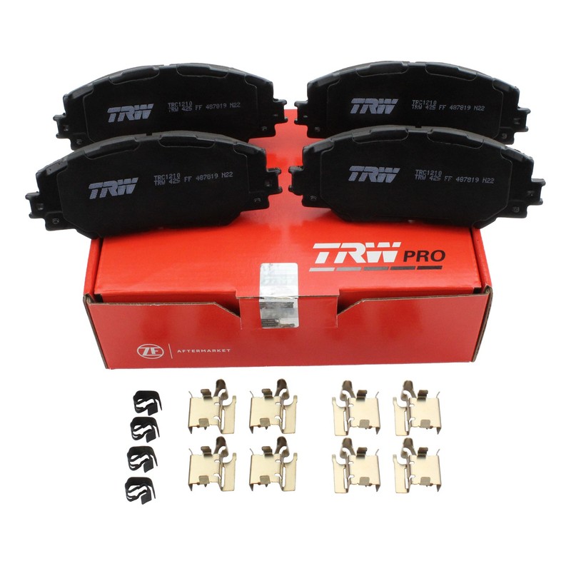 DuraGo Front Rotors TRW Pro Ceramic Disc Brake Pads Kit For Corolla Matrix xD gallery