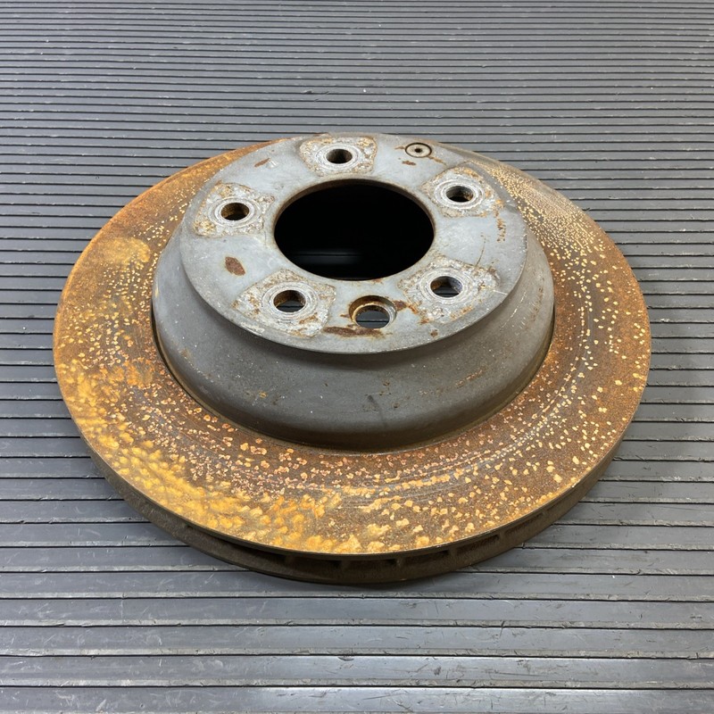 2003-2018 Porsche Cayenne 92A 3.6L AWD Rear Disc Brake Rotors Set of 2 OEM gallery