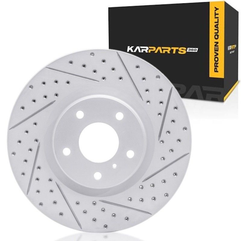 For Nissan Maxima 2006-2023 Brake Rotor Set | Drilled And Slotted