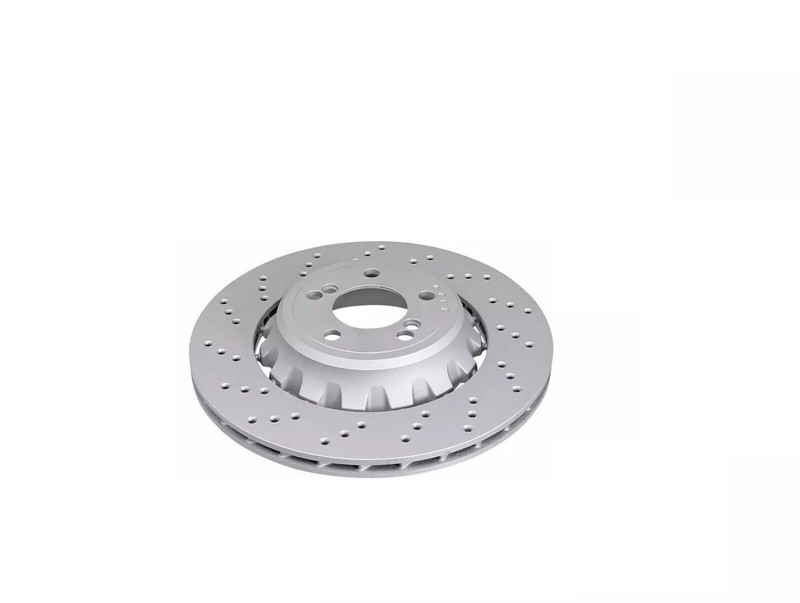 FOR BMW M2 F87 M3 F80 M4 F82 F83 REAR DRILLED BRAKE DISCS + BREMBO BRAKE PADS gallery