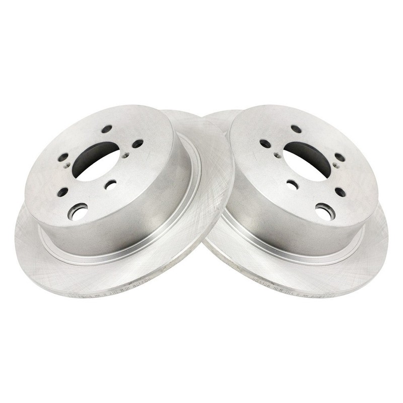 TRQ BRA14170 Disc Brake Rotors For Subaru Impreza 2012-2023 Rear