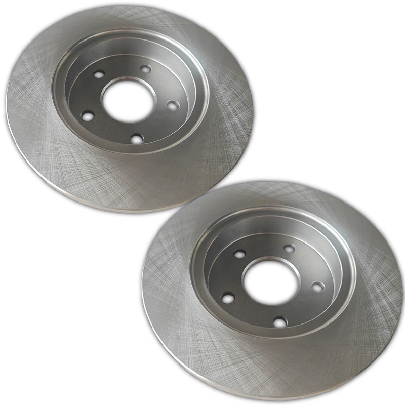 Pair 10.64" Rear Disc Brake Rotor For Chevy Malibu Pontiac G5 G6 Saturn Aura Ion gallery