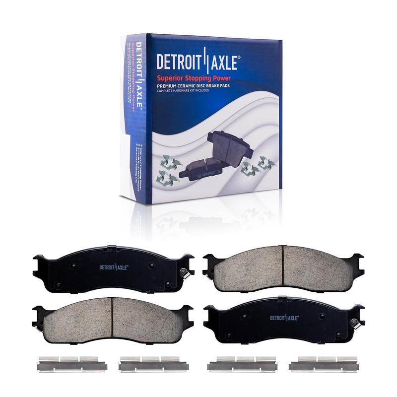 Front Drilled Rotors & Calipers Ceramic Brake Pads for Dodge Ram 1500 2500 3500 gallery
