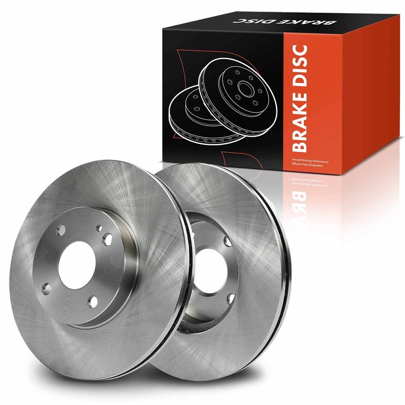 2x Front Disc Brake Rotors for Ford Escort 91-03 Mazda MX-3 92-96 Mercury Tracer