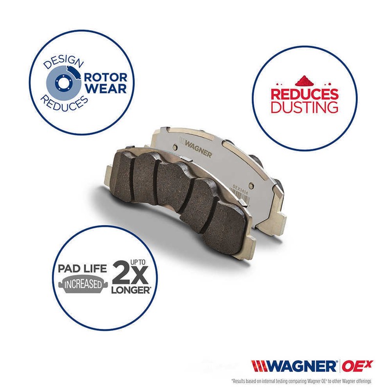 Rr Premium Ceramic Brake Pads Wagner OEX1762 gallery