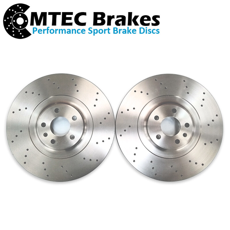 Audi SQ5 3.0 BiTDi 12-17 Drilled Front Brake Discs Performance Only 380mm