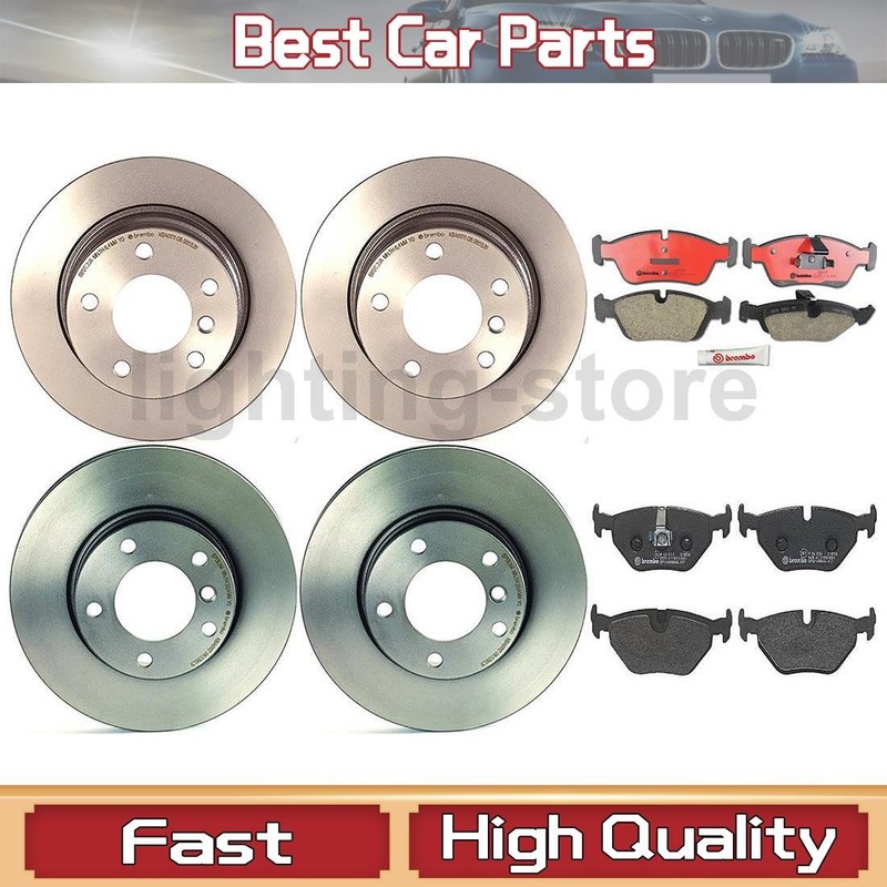 6 Brembo Disc Brake Pad Set Disc Brake Rotor Front Rear For Z4 2003-2005 BMW