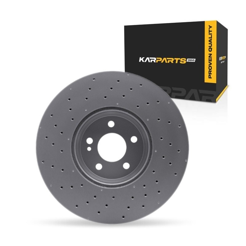 For Mercedes-Benz C400 2015 Disc Brake Rotor Front | Cast Iron | Coated Drilled