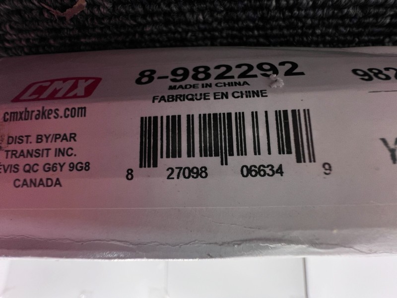 CMX Disc Brake Rotor 8-982292 For Toyota Camry RAV4 Lexus ES350 Avalon UX200 gallery