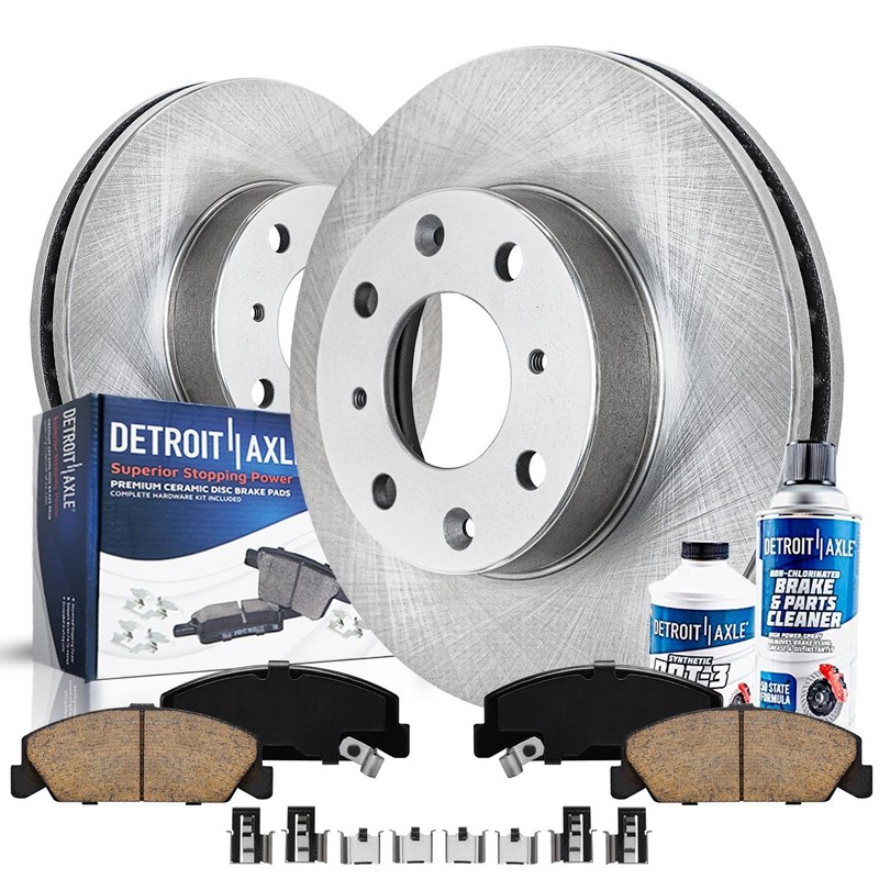 Front Brake Pads Rotors for 1990-2000 Honda Civic