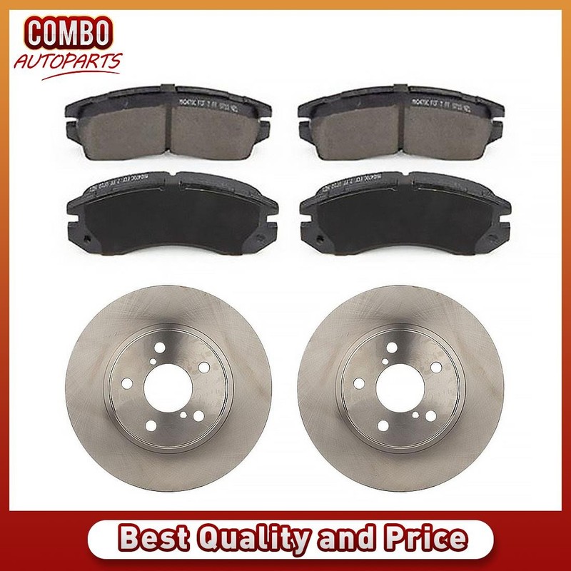 Front Disc Brake Pad Set Disc Brake Rotor for 1993-1996 Subaru Impreza