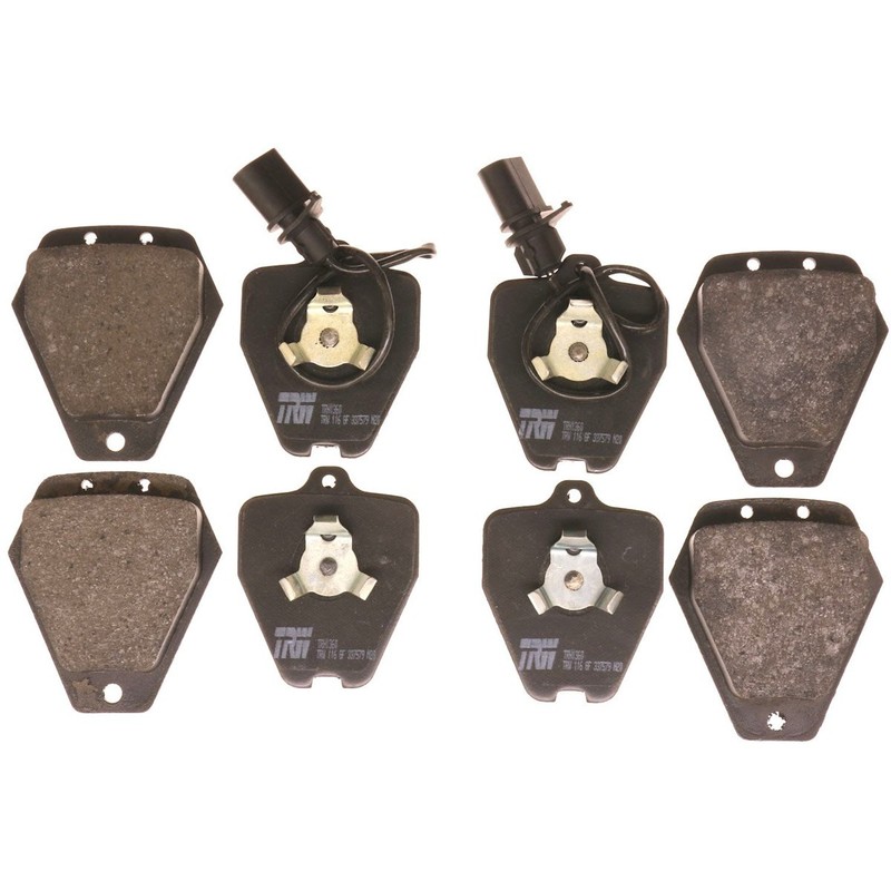 KIT-073024-875 TRW 4-Wheel Set Brake Disc and Pad Kits Front & Rear for Audi A6 gallery