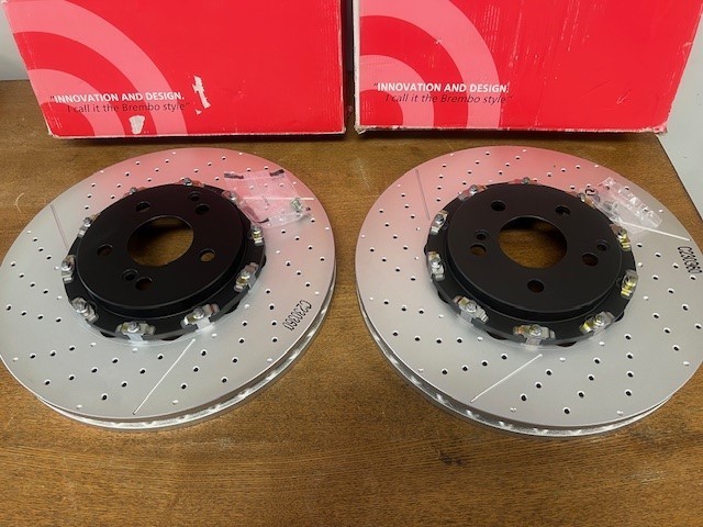 Mercedes Front Brake Disc Rotors Set Of 2 For C63,CLK63,CLS63,E63,SL63,SLK55 gallery