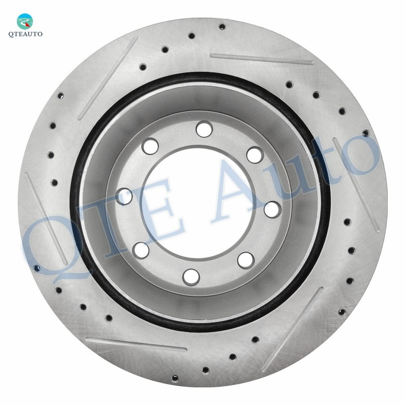 330mm 1P Rear Right Drilled Slotted Brake Rotor For 2006-2016 GMC Savana 2500 gallery