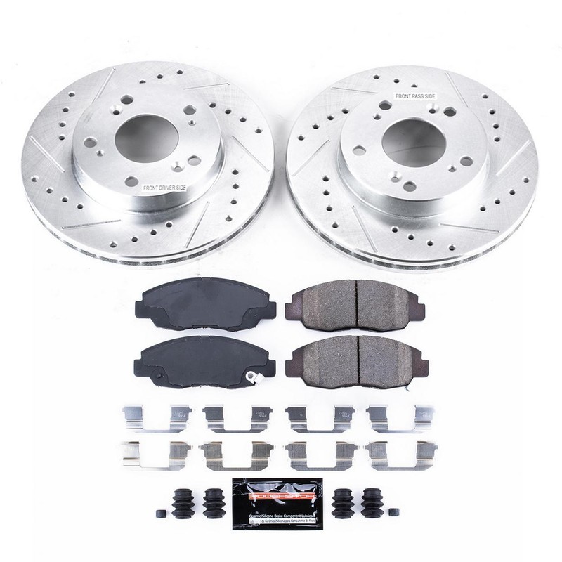 PowerStop Z23 Evolution Sport Brake Kit for 06-11 Honda Civic Front