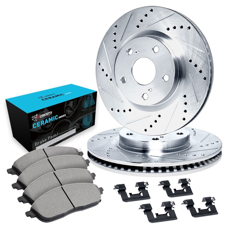 WGWH1-54079 R1 Concepts Brake Disc and Pad Kits 2-Wheel Set Rear for Continental gallery