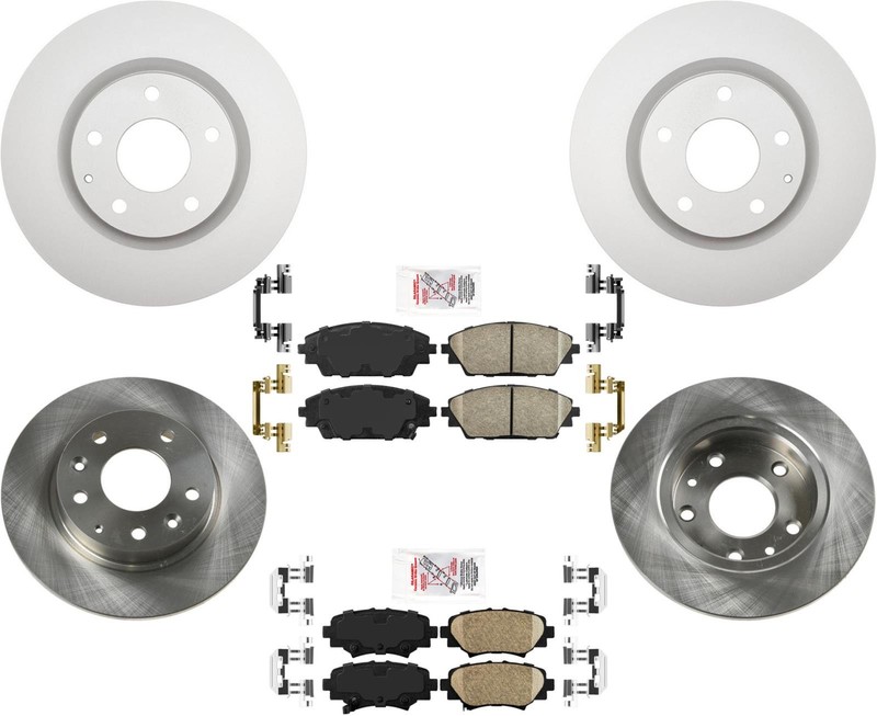 Disc Brake Rotors & Ceramic Pads Fits 2014-18 Mazda 3 Built in Japan with 295MM