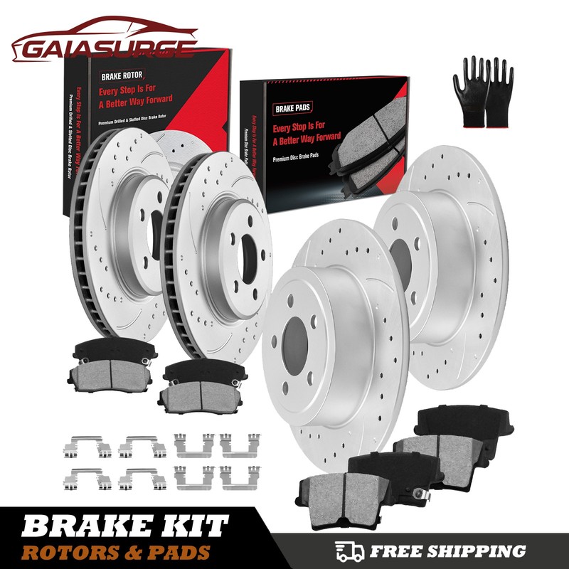320mm RWD Front & Rear Brake Rotors Pads For 06-2020 Dodge Charger Challenger