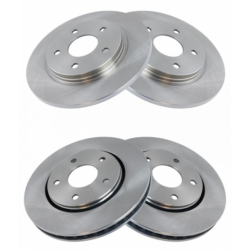 New Front & Rear Disc Brake Rotor Kit Set of 4 For Chrysler Dodge Ram VW gallery