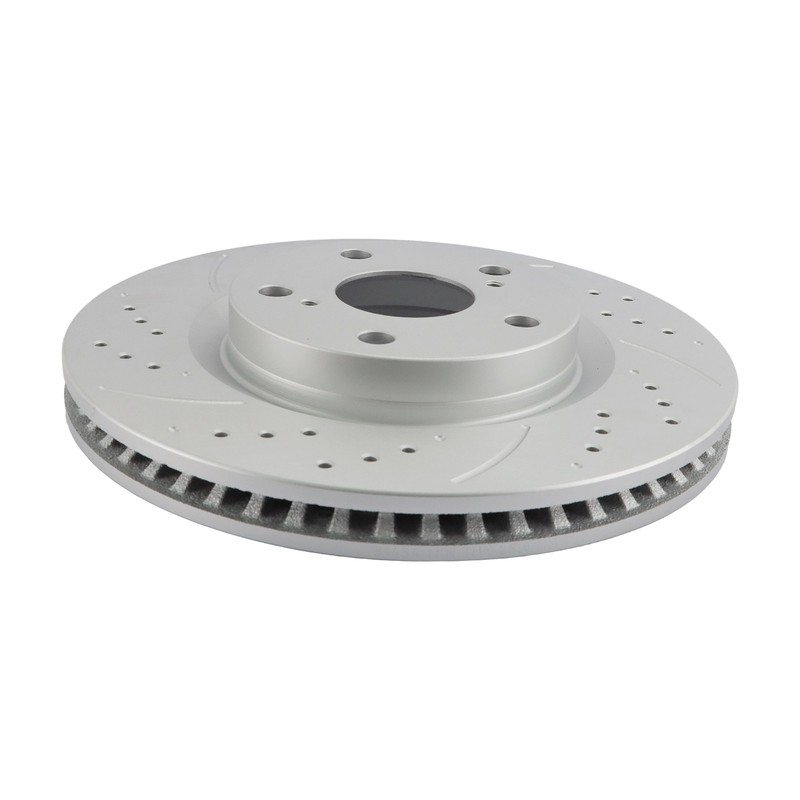 Front Drilled Rotors + Ceramic Pads for Toyota Camry Avalon Lexus ES350 ES300h gallery